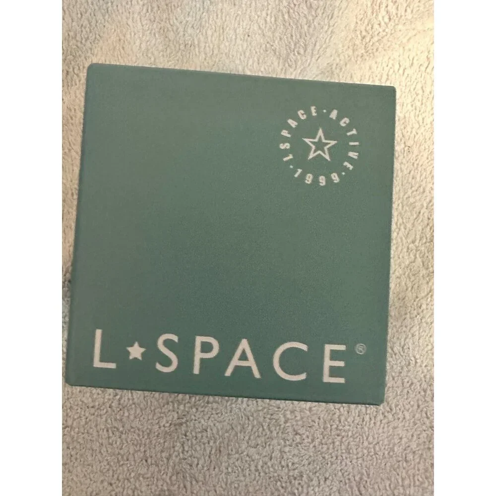 L*Space Vibrating Massage Ball Active Recovery Blue Textured NIB
